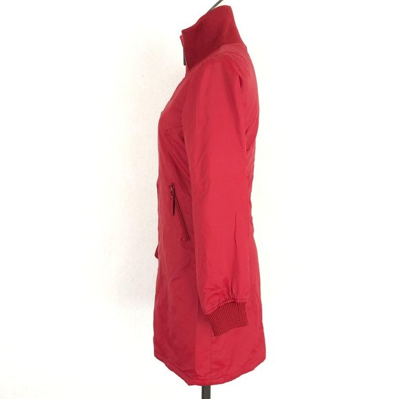 Nikita Red Full Zip Long Sleeve Nylon Jacket Sz S - Picture 2 of 10